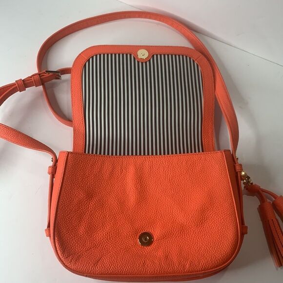 Kate Spade Orchard Street pebbled leather coral crossbody bag - Picture 8 of 12